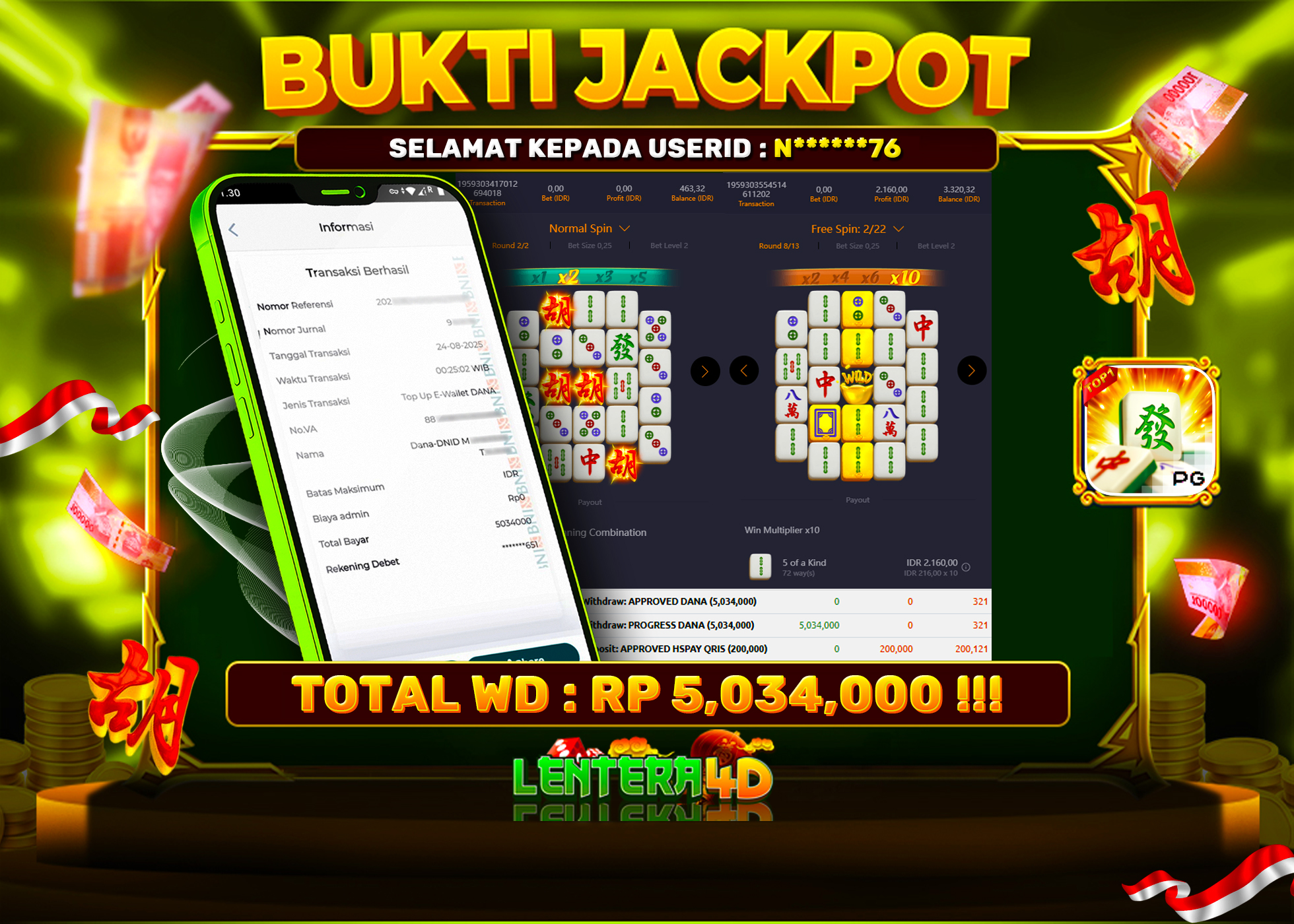 JACKPOT MAHJONG WAYS 24 AGUSTUS 2025